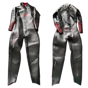 XTERRA Women's Vector Pro X3 Black & Red Wetsuit Medium‎ Large